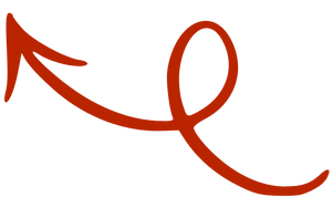 A hand-drawn red spiral arrow pointing towards a contact form or service booking button.